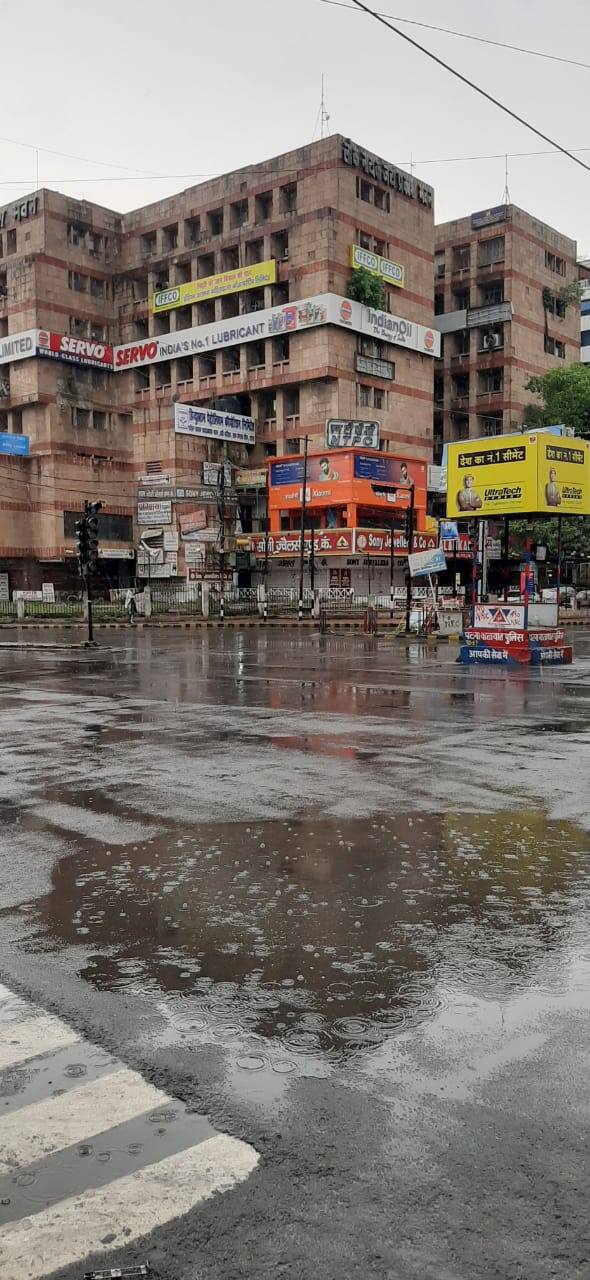 Rainfall lashed in parts of Patna amid lockdown