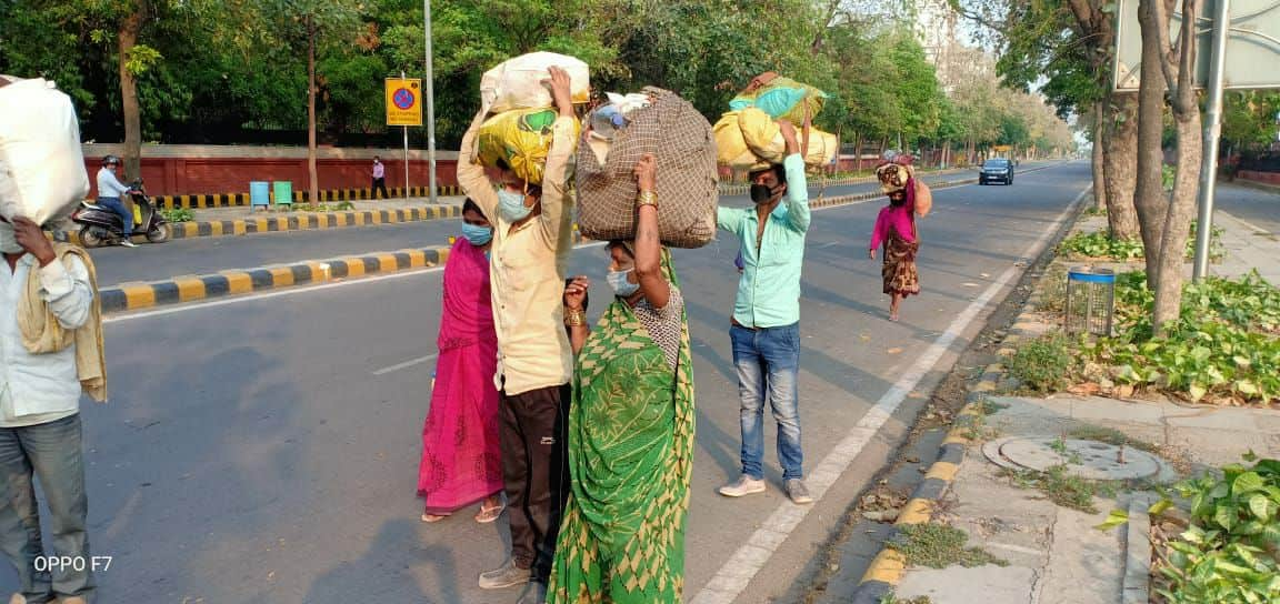 Migrant workers getting back on foot amid lockdown restrictions