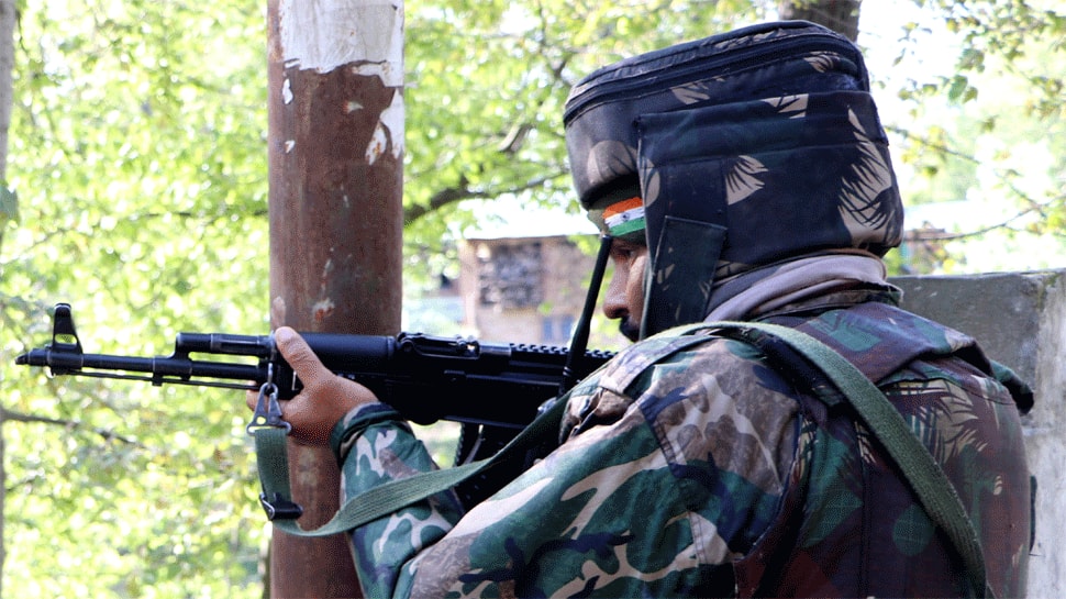 Gunbattle underway between security forces, terrorist at Zainapora in Jammu and Kashmir&#039;s Shopian