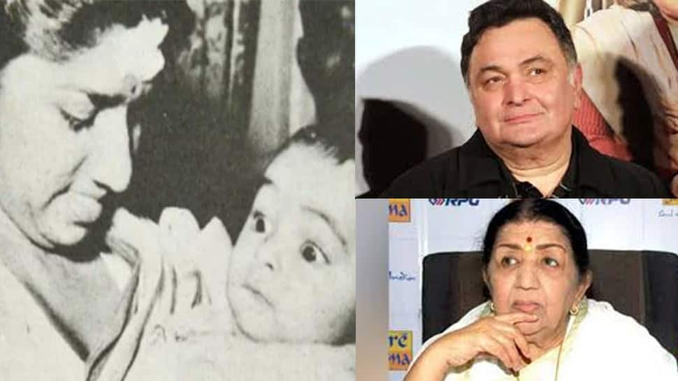 Lata Mangeshkar mourns Rishi Kapoor&#039;s demise, shares childhood pic with actor