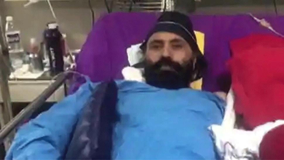 Punjab Police SI Harjeeet Singh, whose hand was chopped off by Nihang Sikh, reaches home after successful surgery