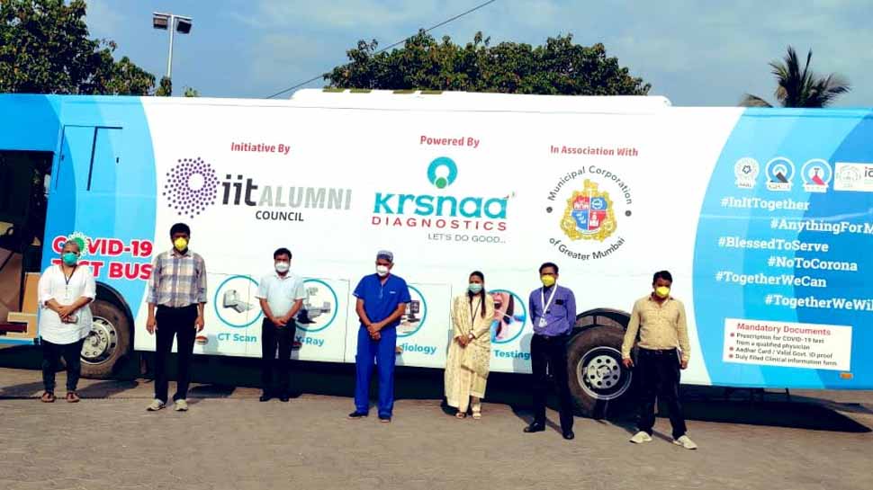 Mumbai launches first coronavirus COVID-19 testing bus