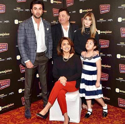Rishi Kapoor and family!