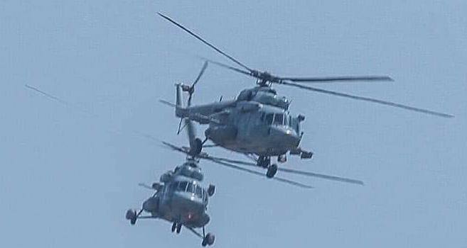 IAF aircraft flypast hospital in Gujarat