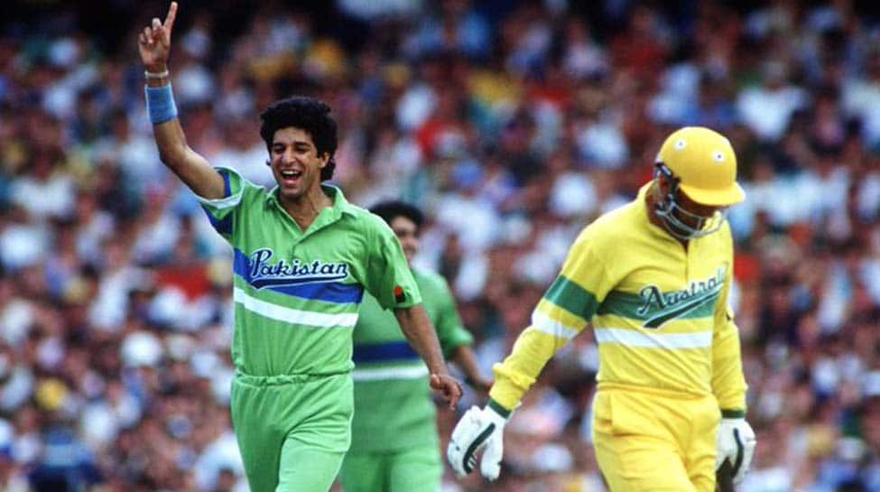 On this day in 1990, Pakistan&#039;s Wasim Akram took his second ODI hat-trick during Austral-Asia Cup final