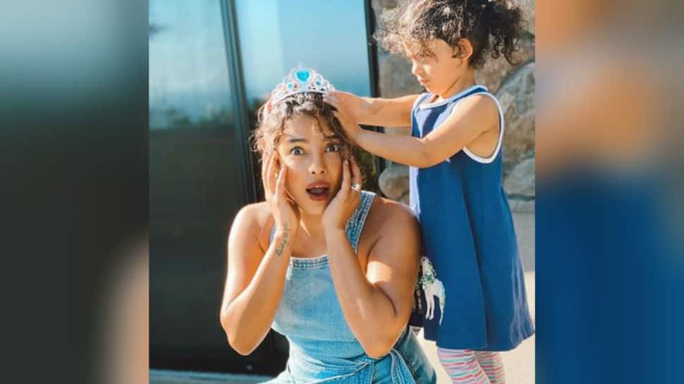 Priyanka Chopra turns 'pretty princess', gets a makeover from her little in-house stylist Priyanka Chopra turns 'pretty princess', gets a makeover from her little in-house stylist
