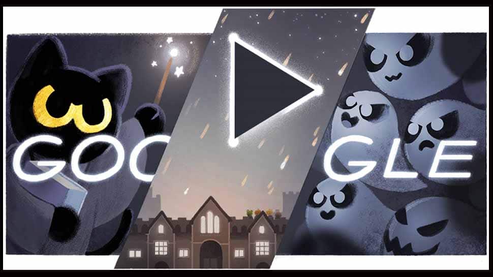 googlw halloween 2020 Google Doodle Relaunches Popular Halloween Game Magic Cat Academy Under Its Stay And Play At Home Initiative India News Zee News googlw halloween 2020