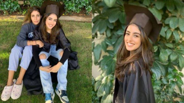 Shweta Bachchan Nanda hosts DIY graduation ceremony for daughter Navya Naveli at home, see lovely pics