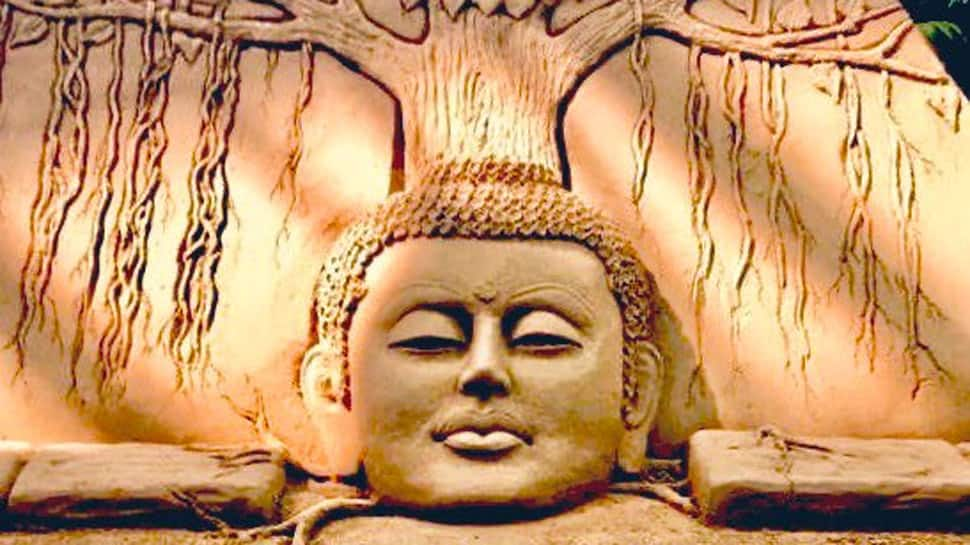 On Buddha Purnima, Sudarsan Pattnaik&#039;s Buddha sand art depicts peace, serenity - Pics