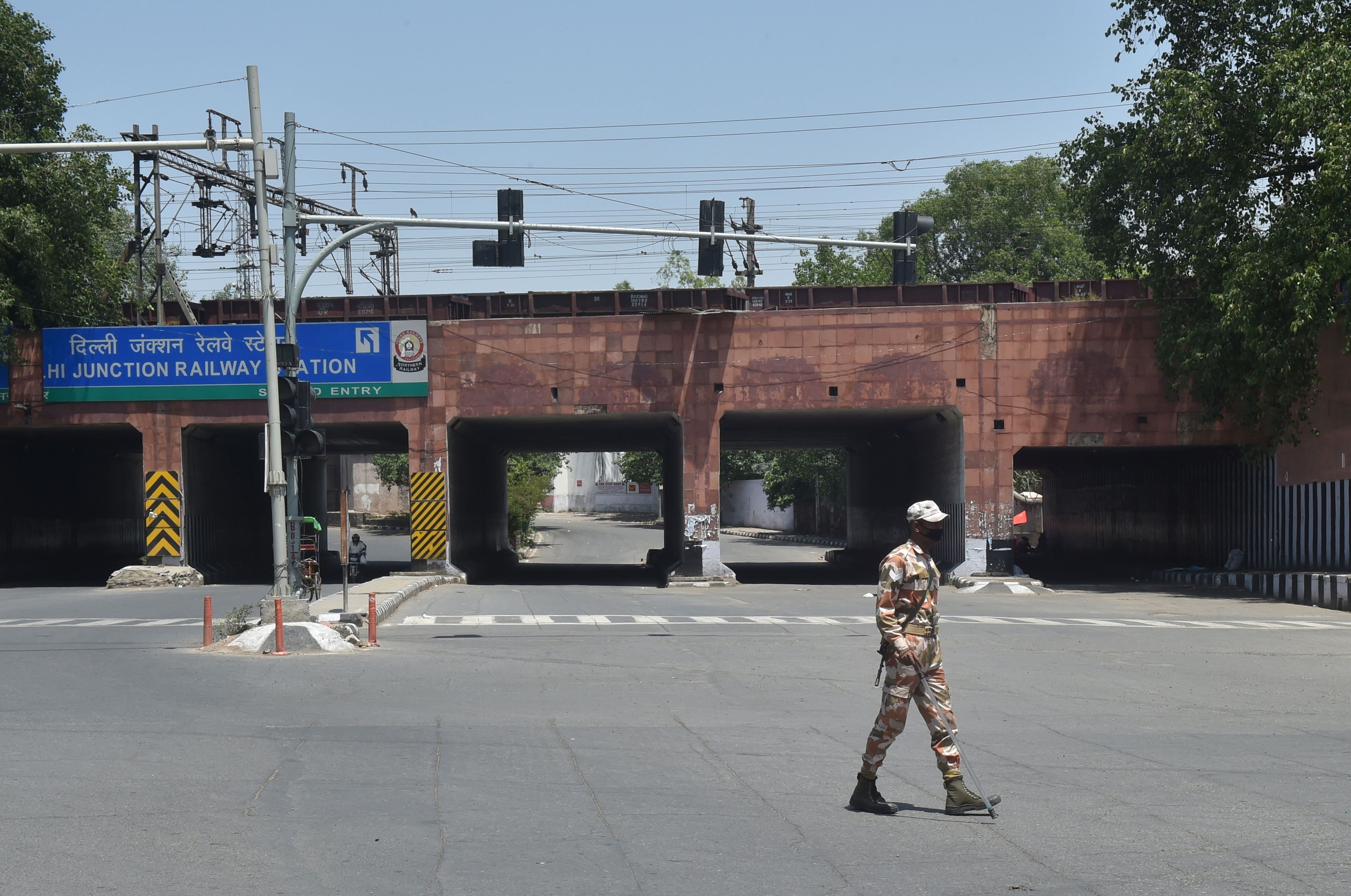 Lockdown in New Delhi