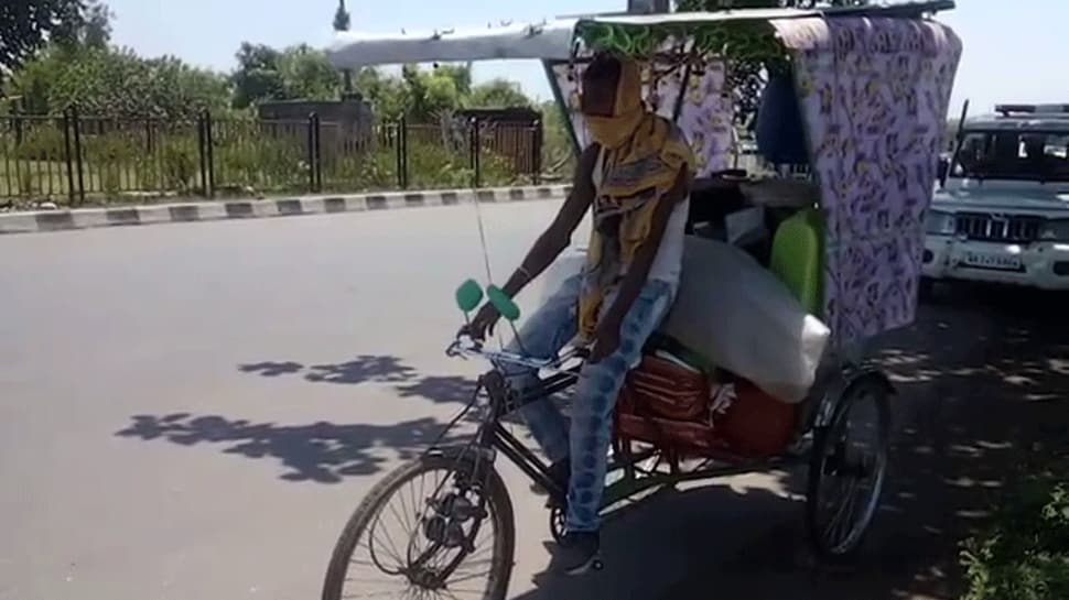 Rickshaw puller pedals from Varanasi to Howrah amid coronavirus COVID-19 lockdown