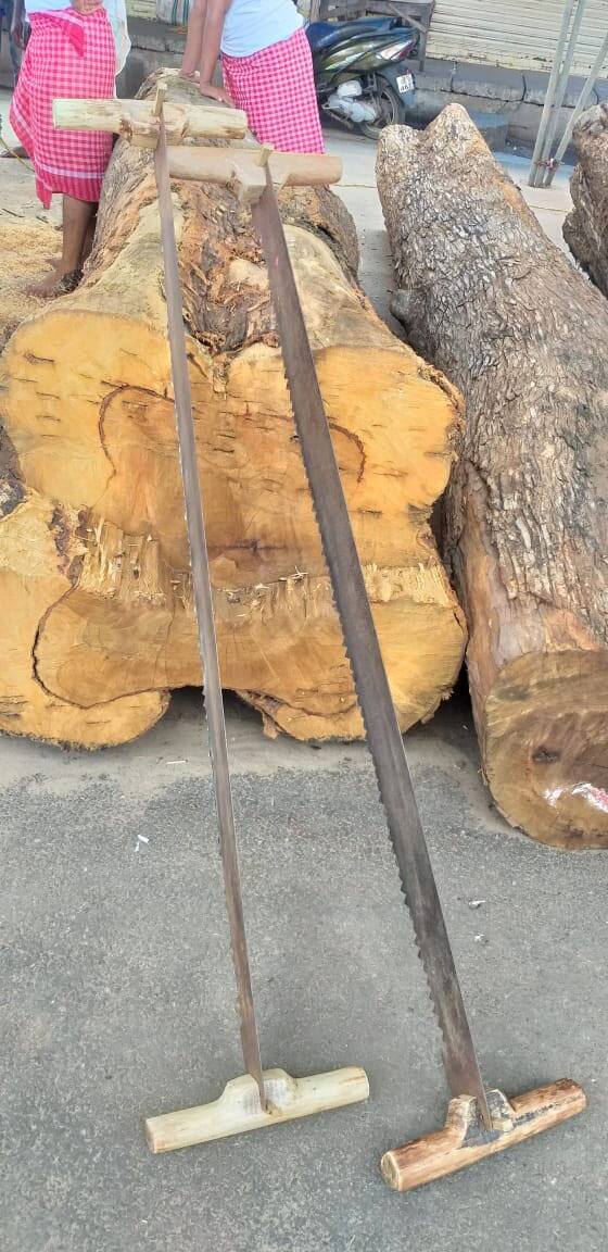 A log of wood for Rath construction 