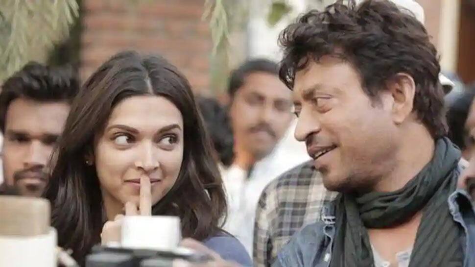 Deepika Padukone and Irrfan Khan shoots for 'Piku