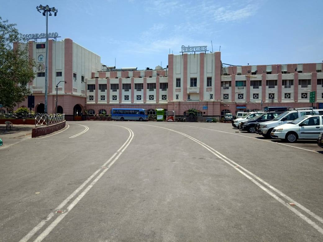 Secunderabad railway station prepared for partial resumption of services amid lockdown.