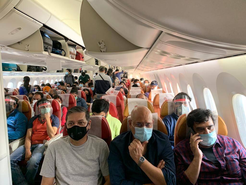 People on board in Singapore to Delhi flight