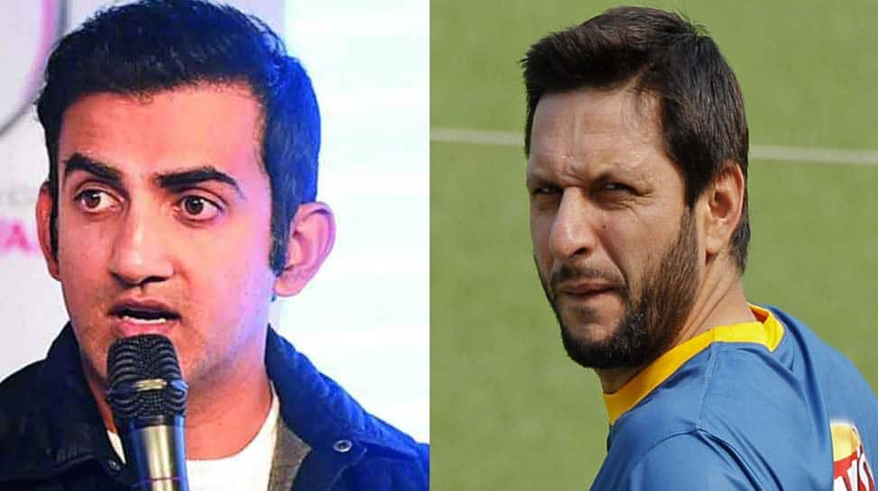 Gautam Gambhir hits back at Shahid Afridi over controversial Kashmir remarks