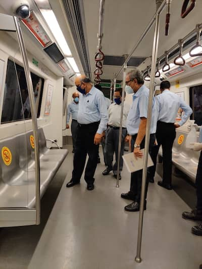 Delhi Metro inspection