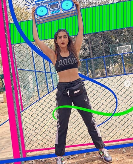 Sara Ali Khan rocks athleisure