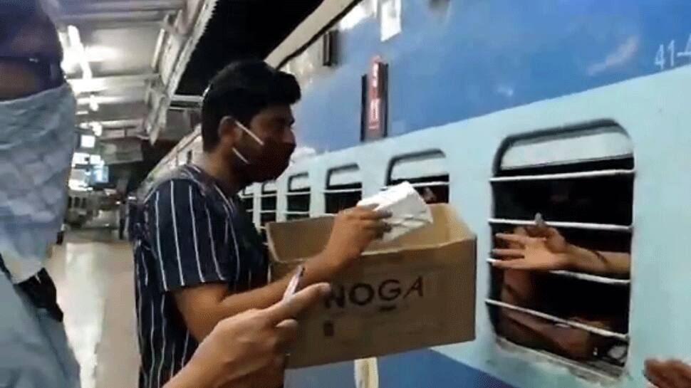 Ruckus over food packets; social distancing norms flouted in Mangalore-Lucknow Shramik Special Train