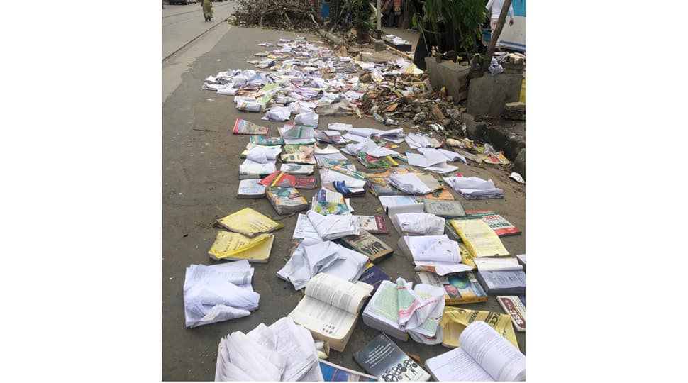 Kolkata&#039;s College Street, one of the largest book markets in India, ravaged by cyclone Amphan reopens