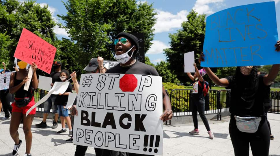 US President Donald Trump taken to underground bunker as protests outside White House over George Floyd&#039;s death turns violent 