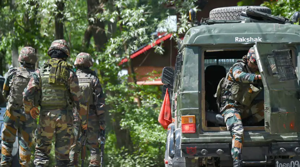 Three terrorists killed in encounter between security forces, terrorists in J&amp;K&#039;s Shopian