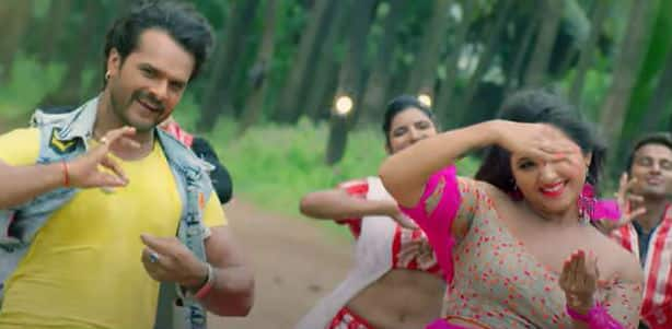 Bhojpuri siren Kajal Raghwani and Khesari Lal Yadav’s mind-blowing moves in ‘Daal De Kewadi Mein Killi’ creates a storm online