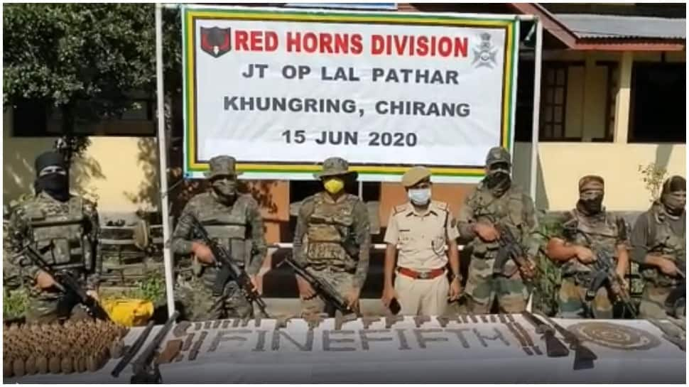 Indian Army in joint operation with Assam Police recovers huge amount of arms, ammunition in Chirang district