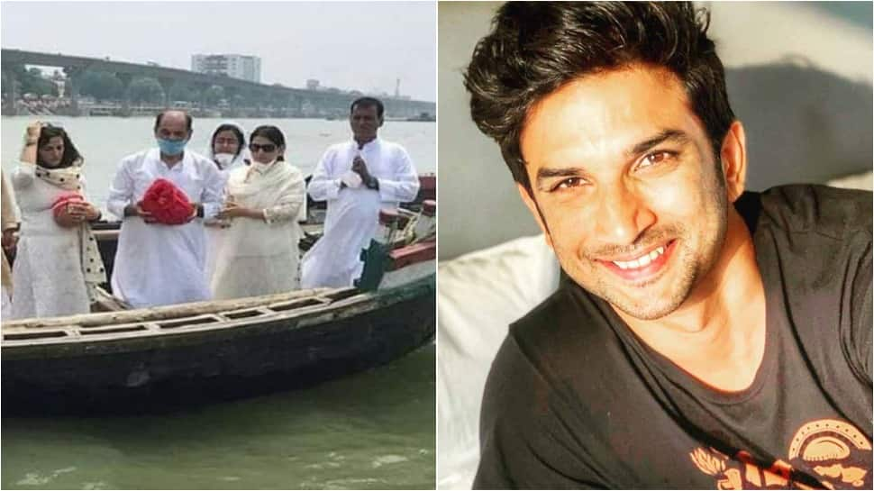 Sushant Singh Rajput’s family immerse his ashes in Ganga, bids him final farewell