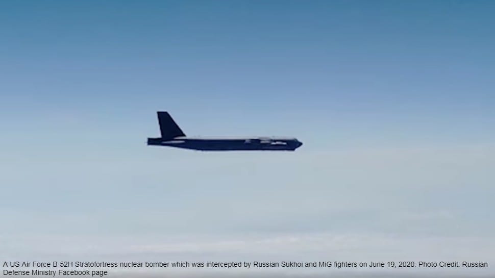 Russia launches Sukhoi Su-30s, Su-35s, Mikoyan-Gurevich MiG-31s to intercept US B-52H Stratofortress nuclear bombers