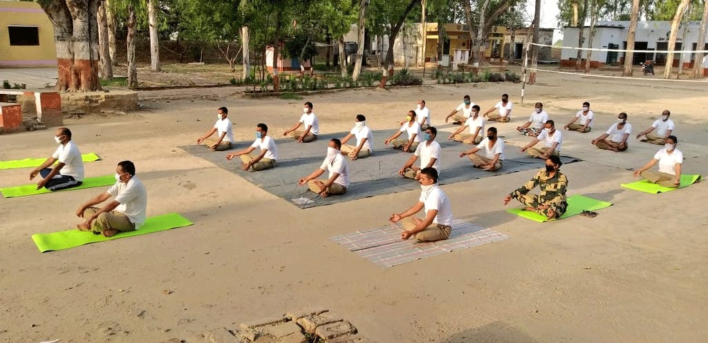 BSF perform yoga at border outposts