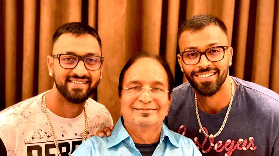 Pandya brothers share emotional posts on Father&#039;s Day 2020