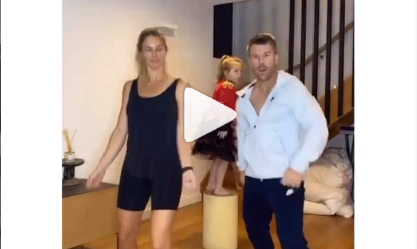 David Warner, wife Candice once again groove to Bollywood track--Watch