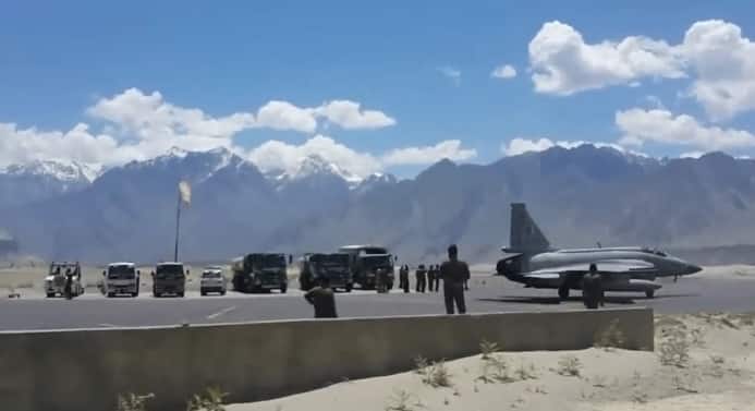 Chinese fighter aircraft spotted at Skardu airbase in PoK amid Sino-India border row