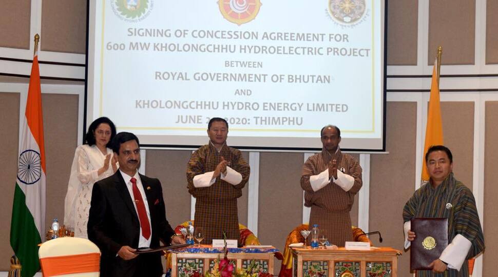 India, Bhutan sign 600 MW Kholongchhu hydroelectric project agreement