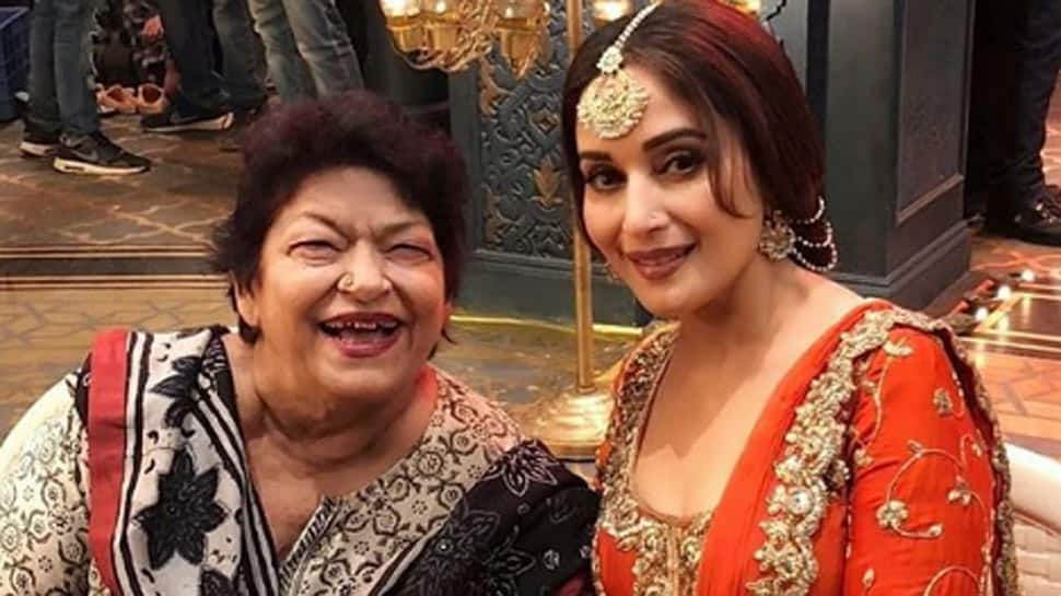 Madhuri Dixit devastated by loss of her guru Saroj Khan, says &#039;will miss you&#039;!