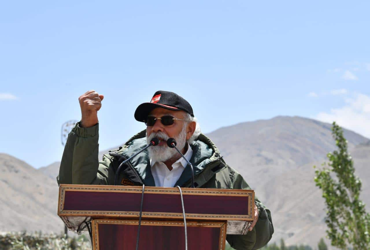 PM Narendra Modi in Ladakh