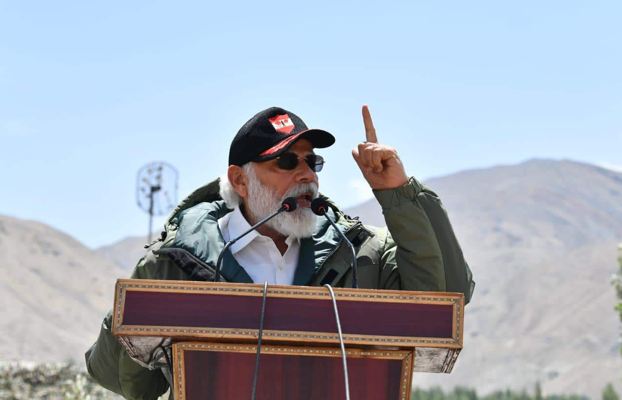 PM Narendra Modi in Ladakh