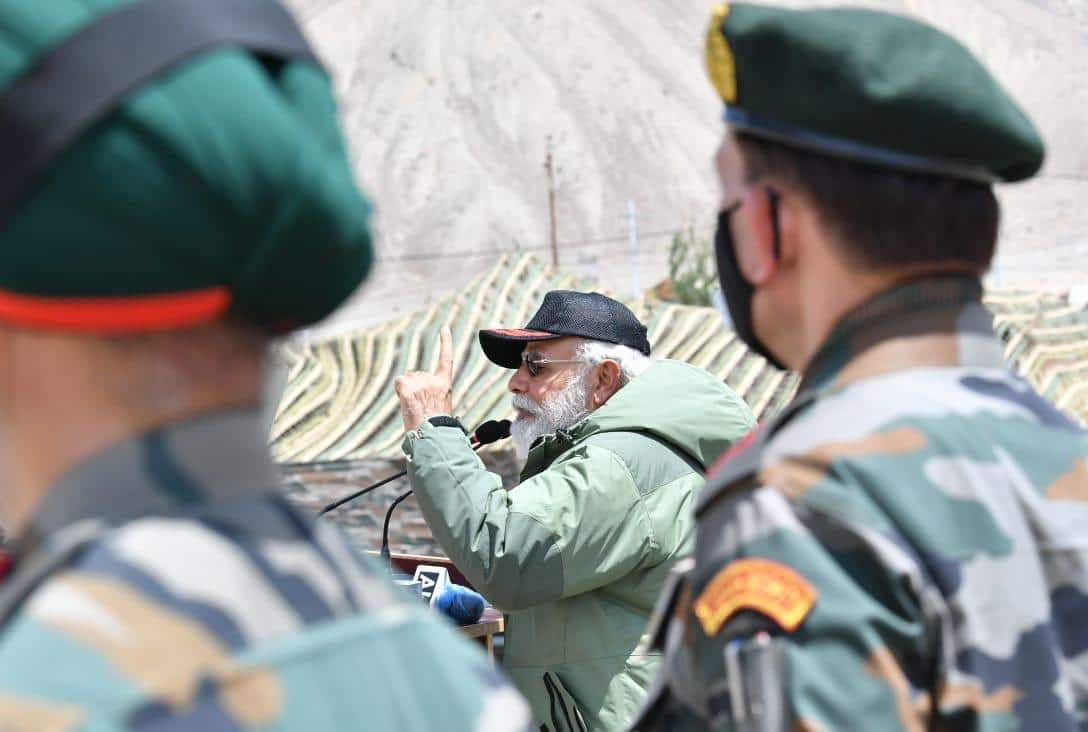 PM Narendra Modi in Ladakh