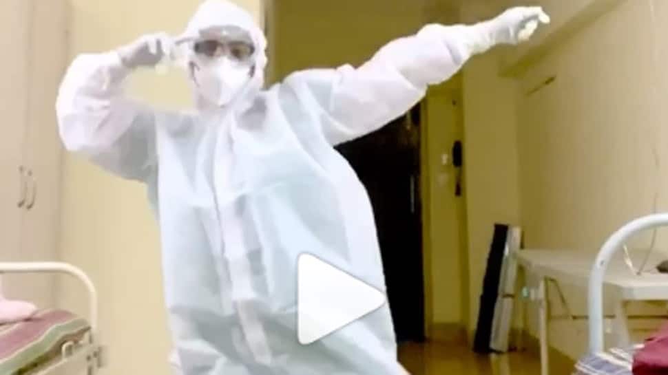 Trending: Doctor dancing to Nora Fatehi-Varun Dhawan&#039;s &#039;Garmi&#039; song wearing PPE kit goes viral - Watch