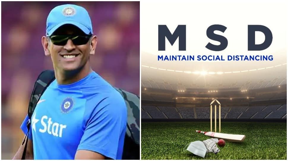 MS Dhoni&#039;s birthday: Maintain Social Distancing, tweets Mumbai Police