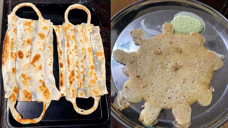 Quirky Covid Cuisine: Mask Parottas, Corona-shaped Dosas and much more