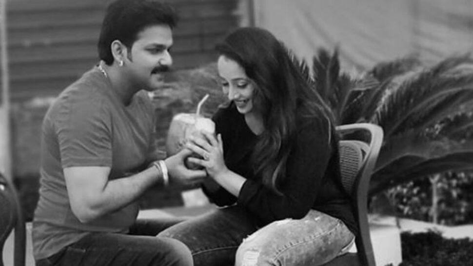 This pic of Bhojpuri stars Rani Chatterjee and Pawan Singh calls for a freeze frame