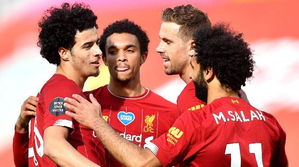 Premier League: Mohamed Salah&#039;s brace keeps Liverpool on track for points record