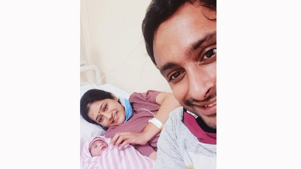 Ambati Rayudu and wife Chennupalli Vidya blessed with a baby girl; netizens congratulate