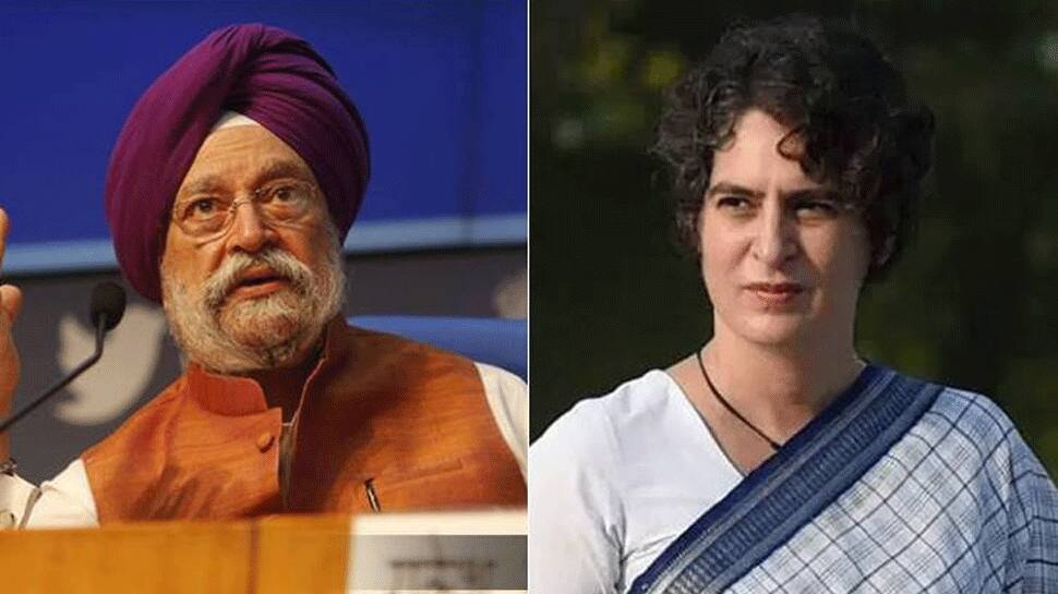 Union Minister Hardeep Singh Puri, Priyanka Gandhi Vadra in Twitter war over bungalow