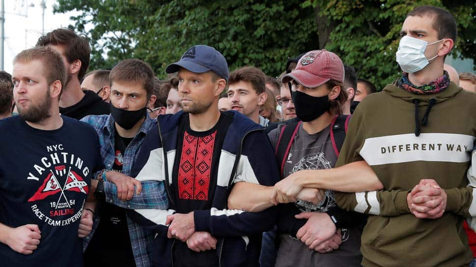 Hundreds protest in Belarus after two main challengers barred from election ballot