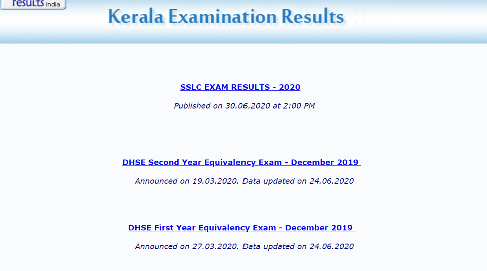 Kerala DHSE +2 results 2020 results and scores in 5 minutes, check details here