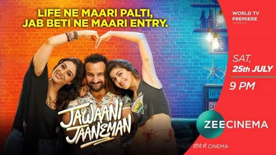 World Television Premiere of the uber-cool film &#039;Jawaani Jaaneman&#039; on Zee Cinema