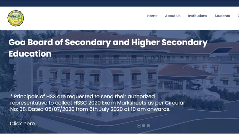 GBSHSE Goa Board to announce SSC class 10 Result 2020 on July 28; check gbshse.gov.in